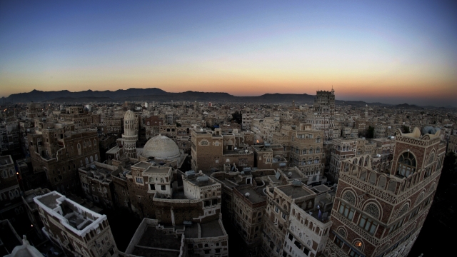 A view of the city of Sanaa.