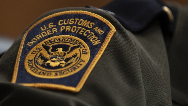 A U.S. Customs and Border Protection patch