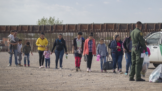 Migrants at the U.S. border