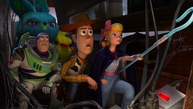 Woody and Buzz Lightyear in "Toy Story 4"