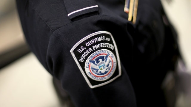 A U.S. Customs and Border Protection officer's patch