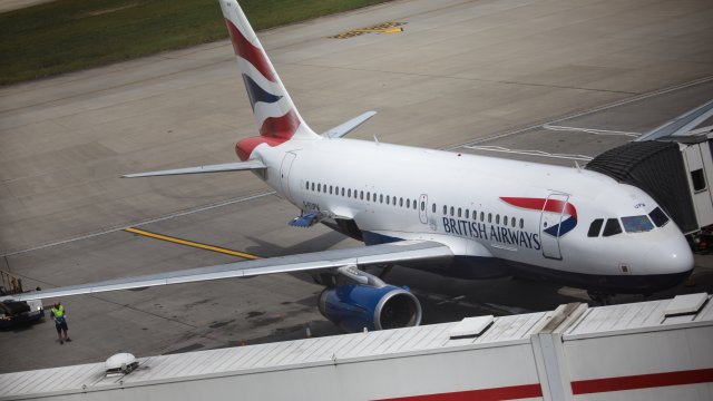 British Airways aircraft on tarmac at Heathrow Airport