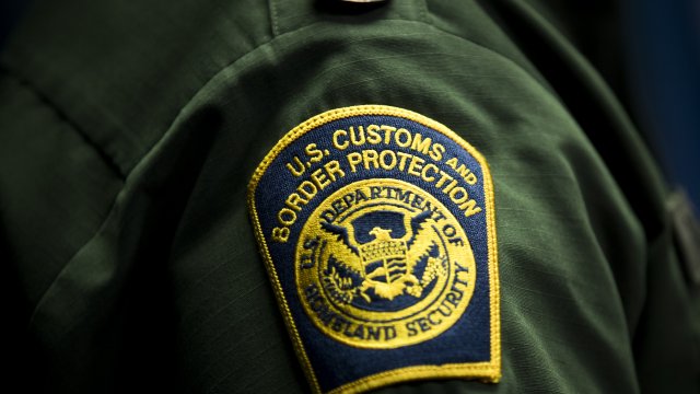 A Customs and Border Protection patch