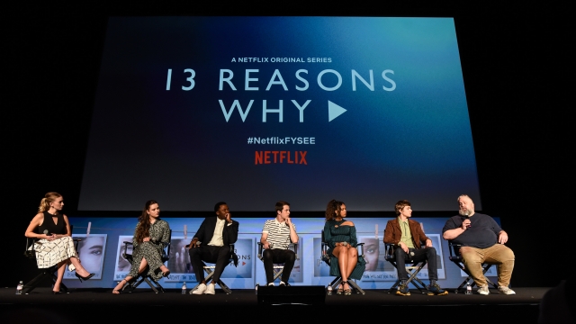 The cast and show creator of "13 Reasons Why" speak on a panel