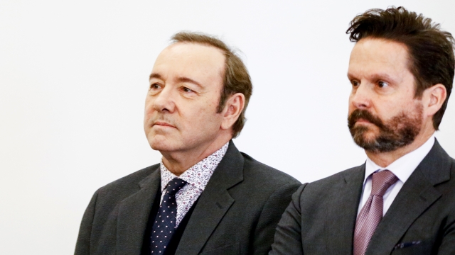 Kevin Spacey and his lawyer