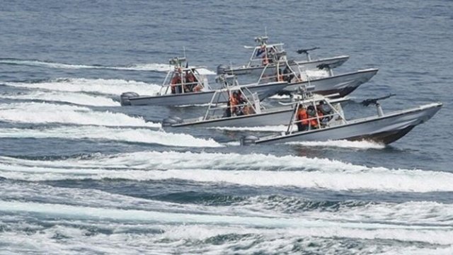 Iran Revolutionary Guard patrol boats