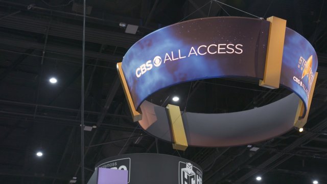 A CBS All Access banner at the 2019 San Diego Comic-Con