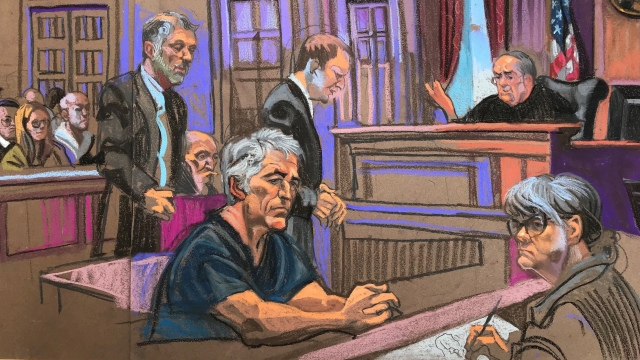 Jeffrey Epstein court sketch
