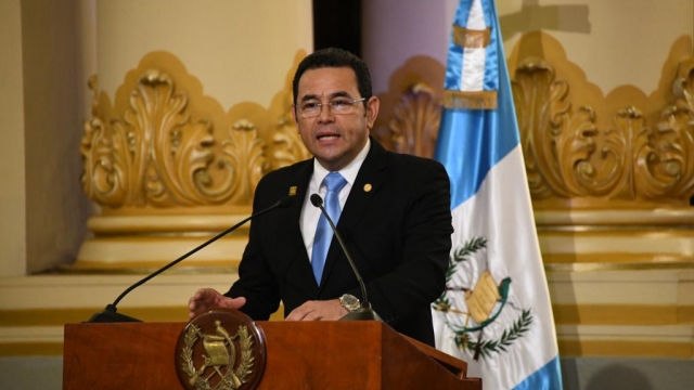 Guatemalan President Jimmy Morales