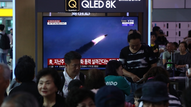 South Korean news outlets report on North Korea's missile launch