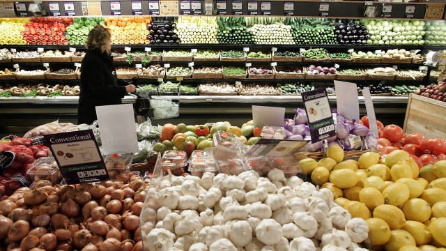 A woman shops in the produce section at Whole Foods January 13, 2005 in New York City.
