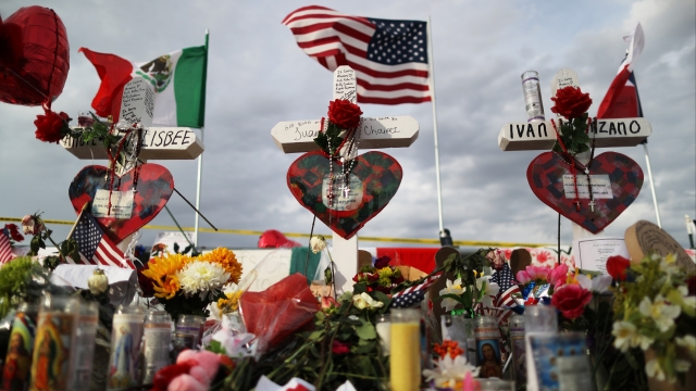 Memorial for victims of El Paso mass shooting