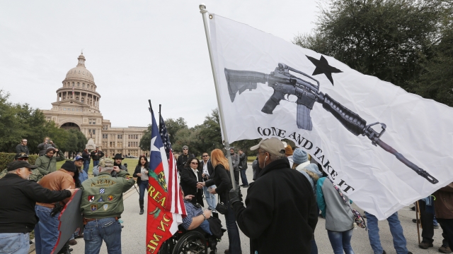 Gun rights advocates at Texas capitol