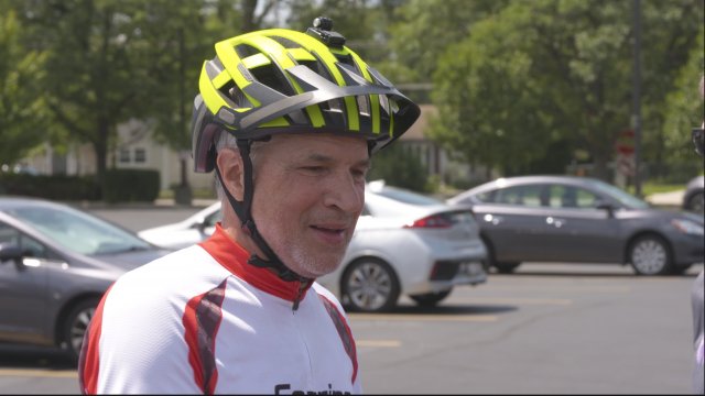 Joe Motz is biking 6,500 miles around the country to raise money for Parkinson's research