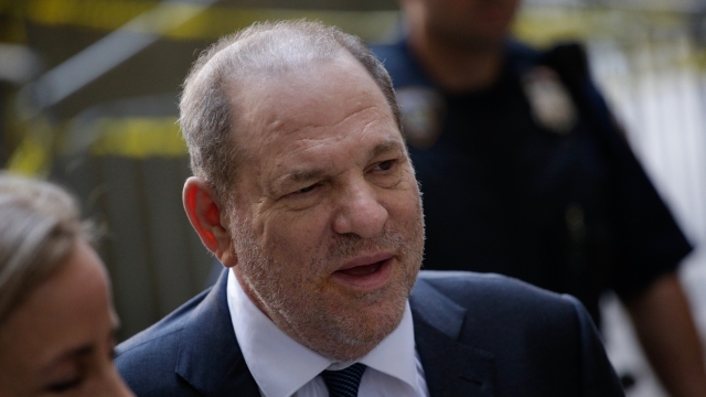 Movie producer Harvey Weinstein arrives for court in New York