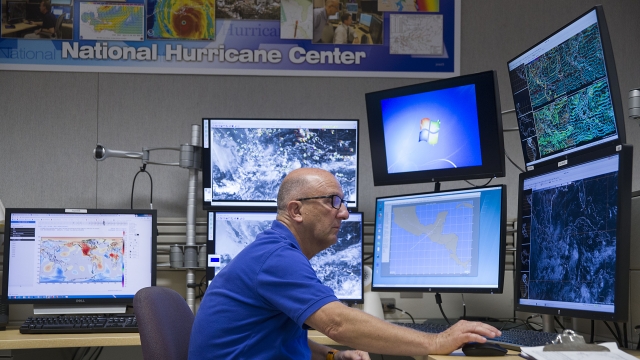 Lixion Avila, Senior Hurricane Specialist, works at the NOAA NWS National Hurricane Center
