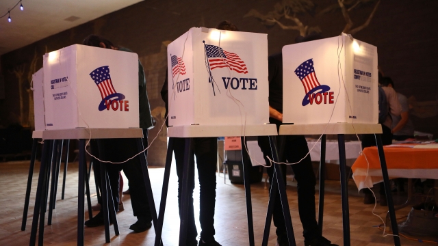 Voters cast their ballots in 2018