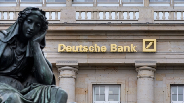 A branch of Deutsche Bank in Germany