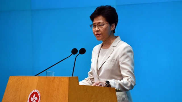 Hong Kong leader Carrie Lam