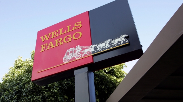 A Wells Fargo sign