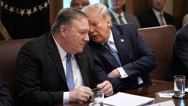 President Trump and Secretary of State Mike Pompeo