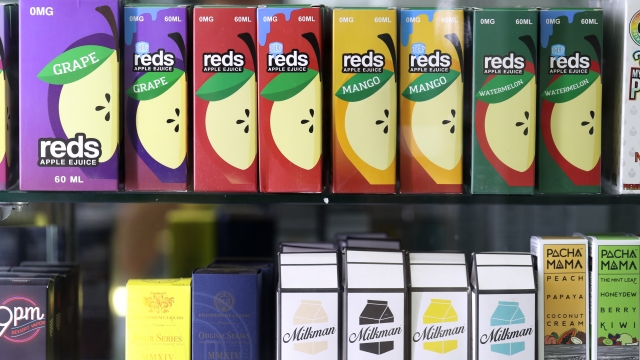 Flavored vaping products.