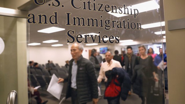 A U.S. Citizenship and Immigration Service office