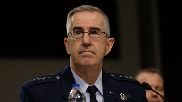 Air Force Gen. John E. Hyten at Senate Armed Services Committee hearing on April 11, 2019 in Washington, D.C.