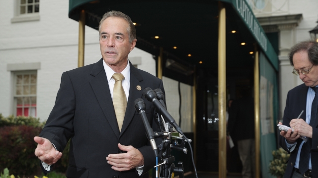 Rep. Chris Collins at the National Republican Club of Capitol Hill April 21, 2016 in Washington, DC.