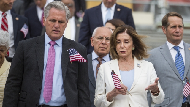 House Minority Leader Kevin McCarthy and House Speaker Nancy Pelosi