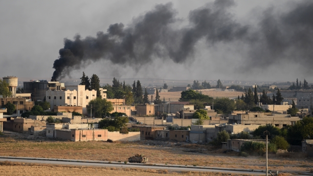 Smoke rises in Syria