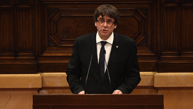 Former Catalan leader Carles Puigdemont
