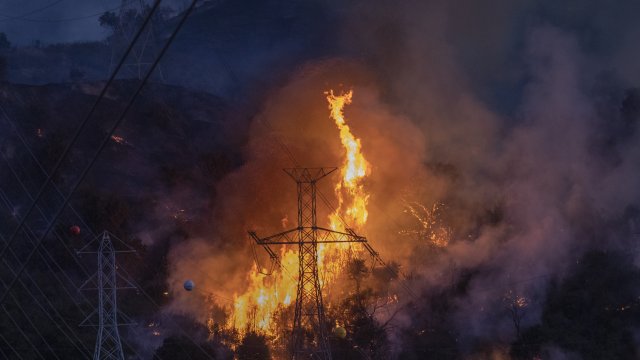 The Saddleridge Fire in California in October 2019
