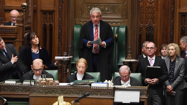 Speaker of the House of Commons John Bercow presides over his final Prime Minister's Questions