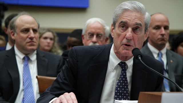 Former Special Counsel Robert Mueller testifies before the House Intelligence Committee