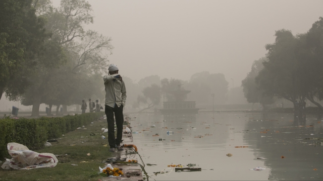 Smog in New Delhi in November 2016