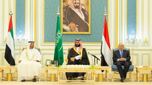 Representatives of Saudi Arabia, Yemen and Yemeni separatists