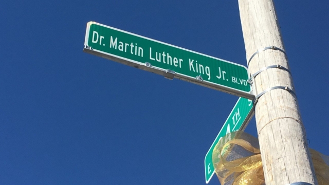 Dr. Martin Luther King Jr. Boulevard sign