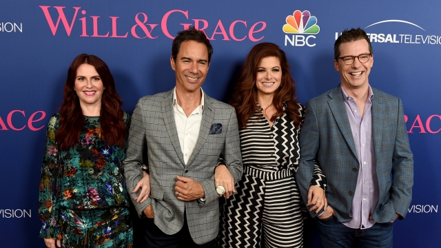 The cast of the NBC sitcom "Will & Grace"