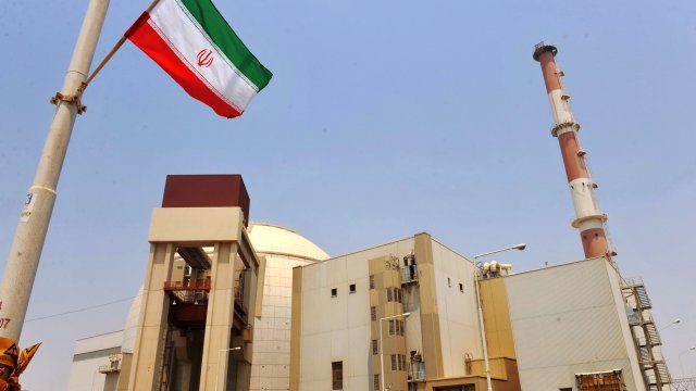 Reactor building at Iran's nuclear power plant
