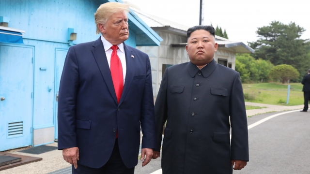 U.S. President Donald Trump and North Korean Leader Kim Jong-un