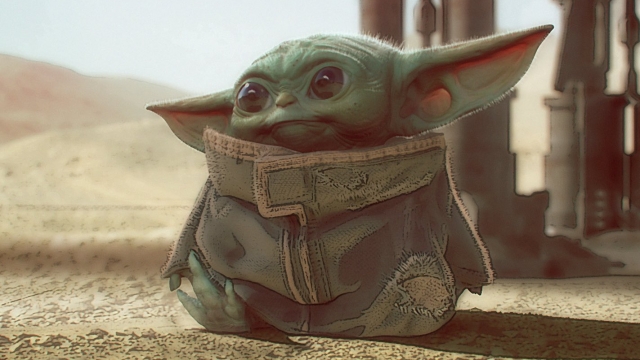 Concept art of 'Baby Yoda.'