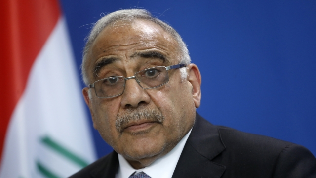 Iraqi Prime Minister Adil Abdul Mahdi