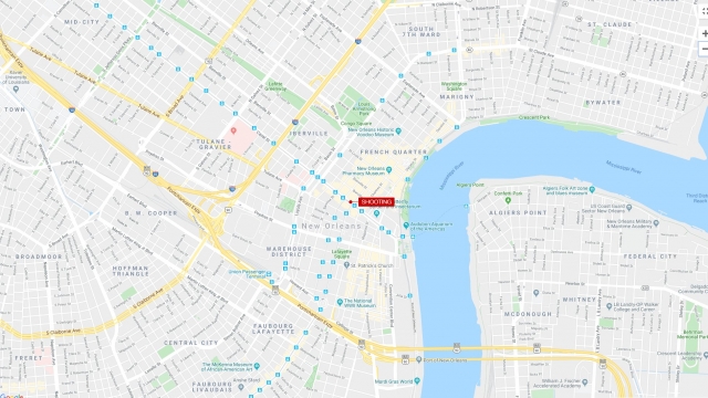 A Google map shows the location of the shooting