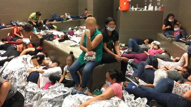 Overcrowding of families is observed by OIG at U.S. Border Patrol Weslaco Station