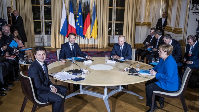 The "Normandy Four" meet in Paris