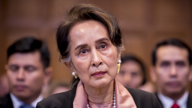 Myanmar civilian leader Aung San Suu Kyi