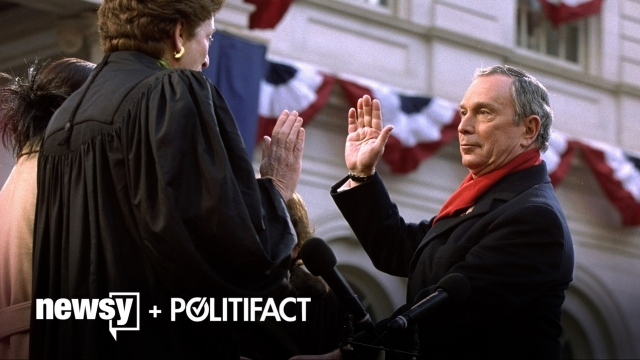 Michael Bloomberg is sworn into office