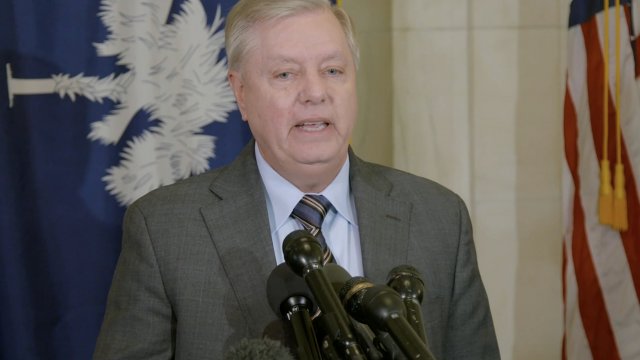 "We're not going to impeach people because we've got disagreements," said Sen. Lindsey Graham, R-South Carolina.