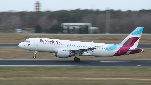 A Eurowings plane